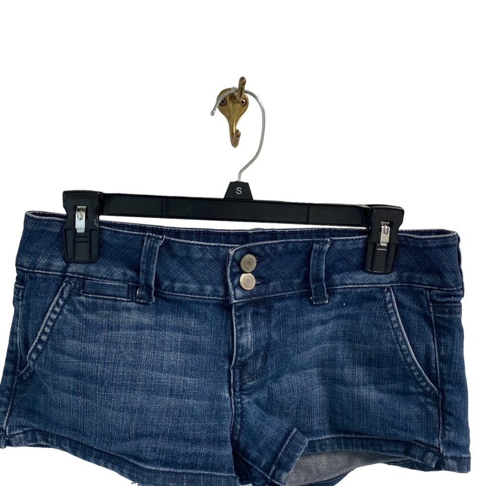 American Eagle stretch ladies med wash shorts size‎ 4